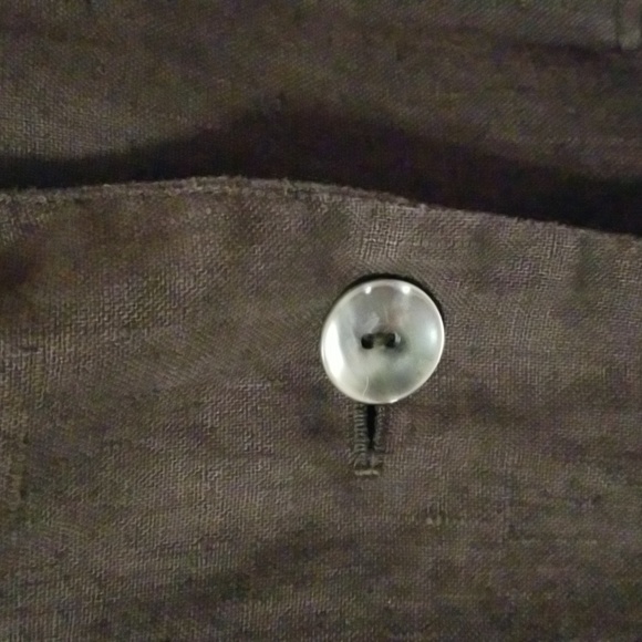 Harve Benard Linen Blazer Size 4: A - Picture 3 of 4